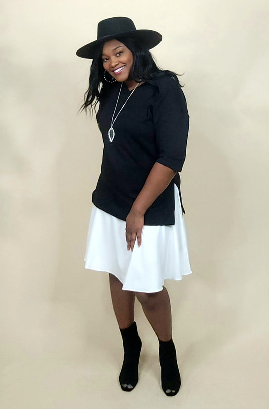 Rena Tunic Dress (Black)