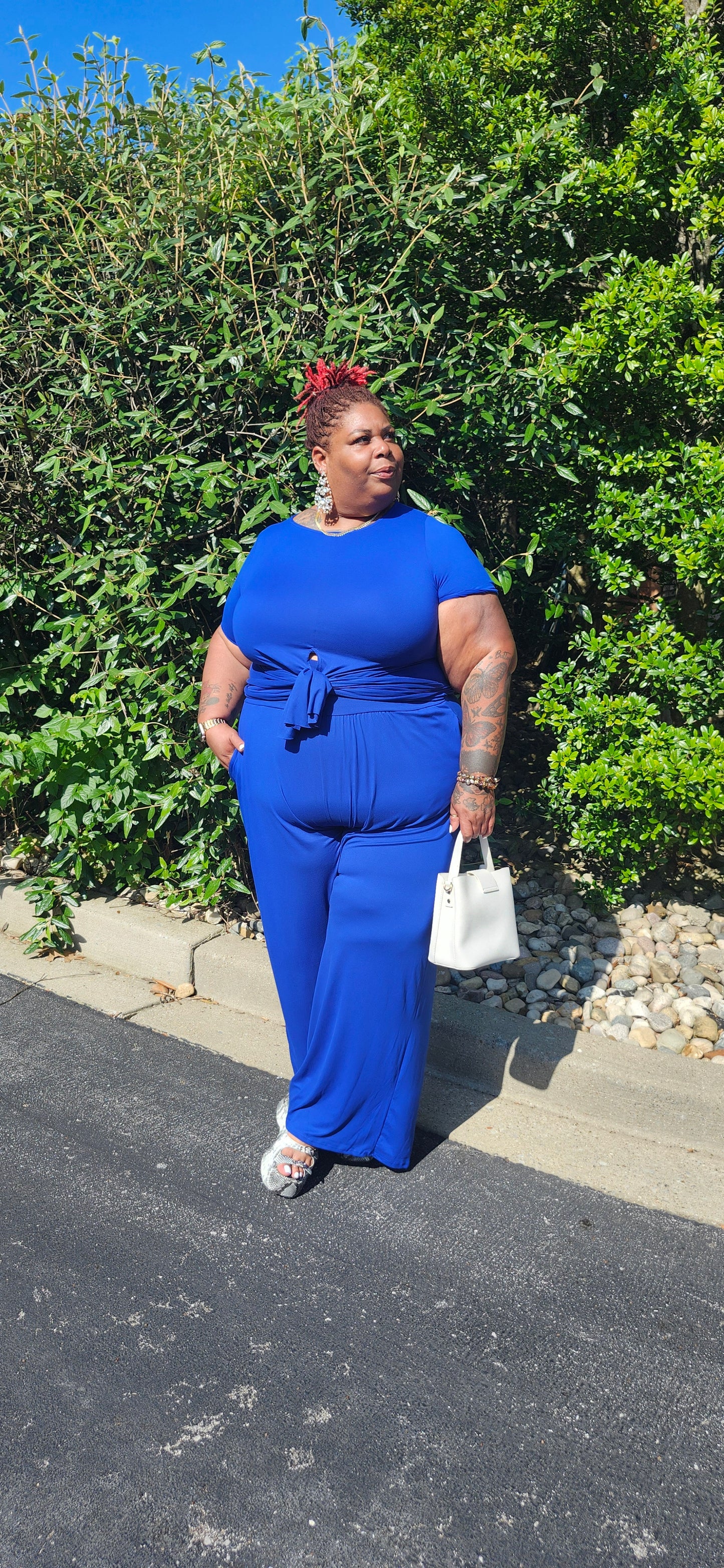 Royal Blue Pant Set