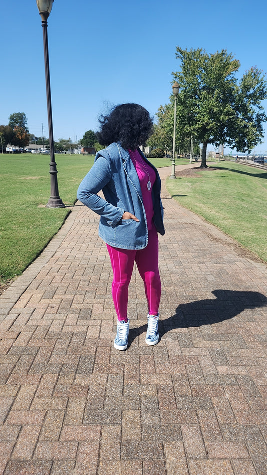 Premium Denim Blazer