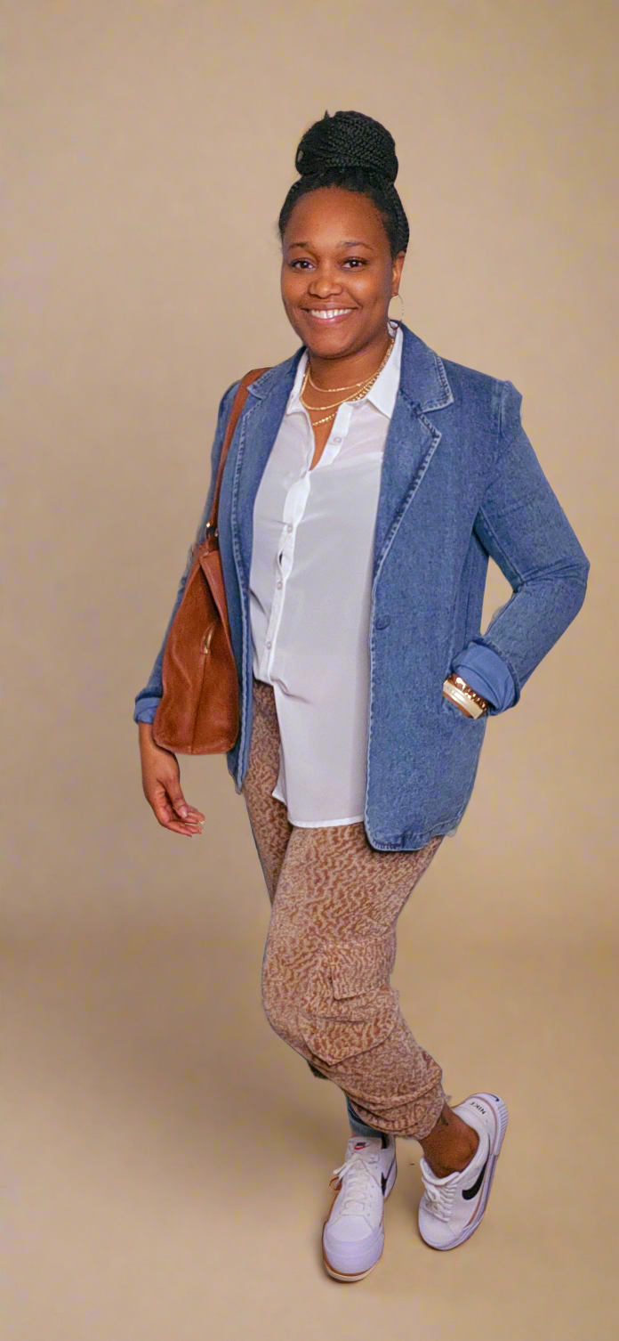 Premium Denim Blazer