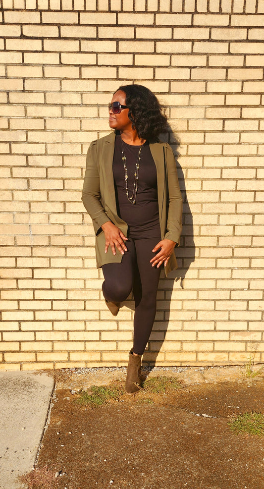 Everyday Casual Legging Set (Black)