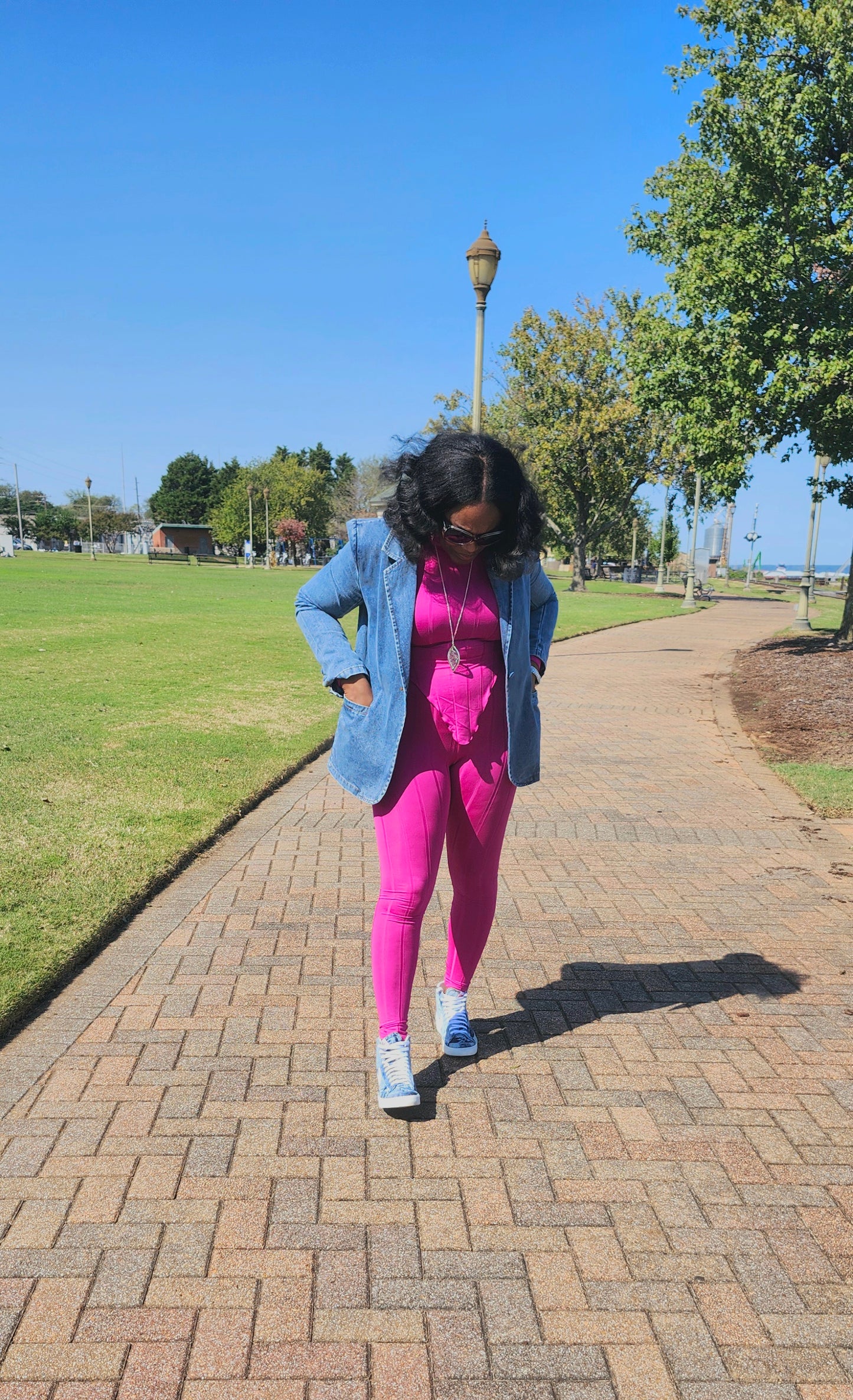 Sleek & Stylish Legging Set (Magenta)