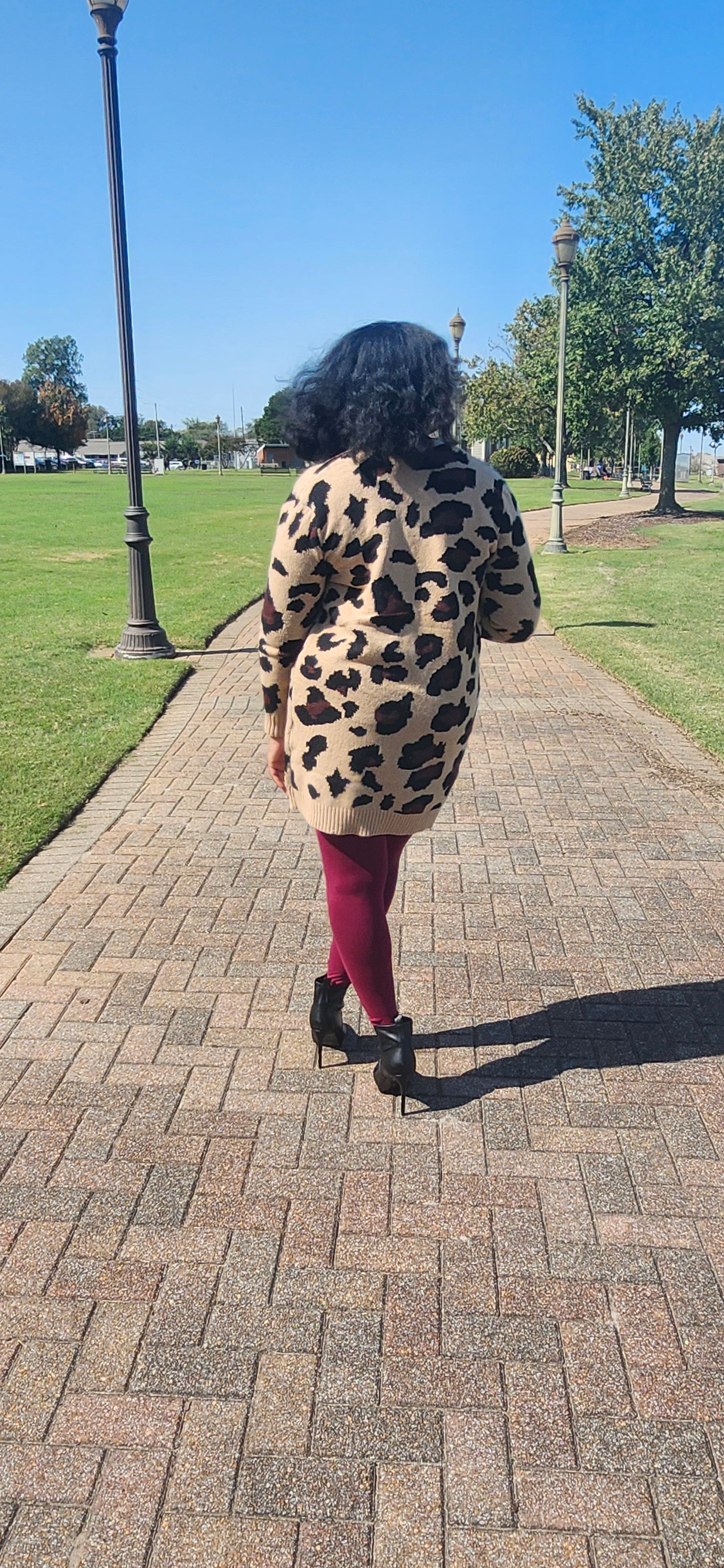 Animal Print Cardigan