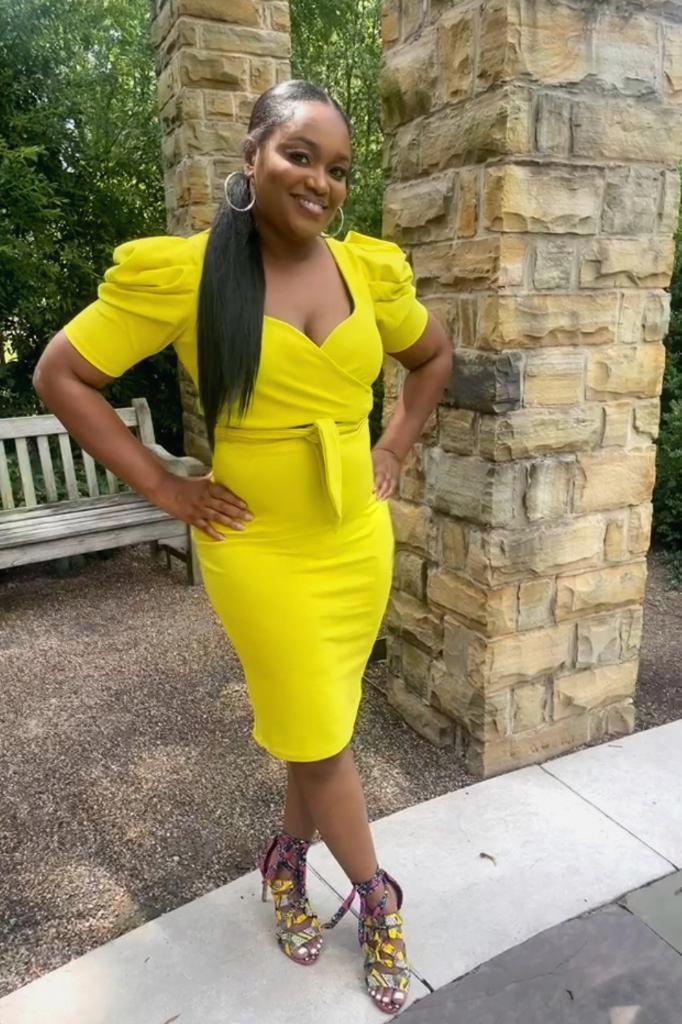 Chartreuse 2pc Skirt Set