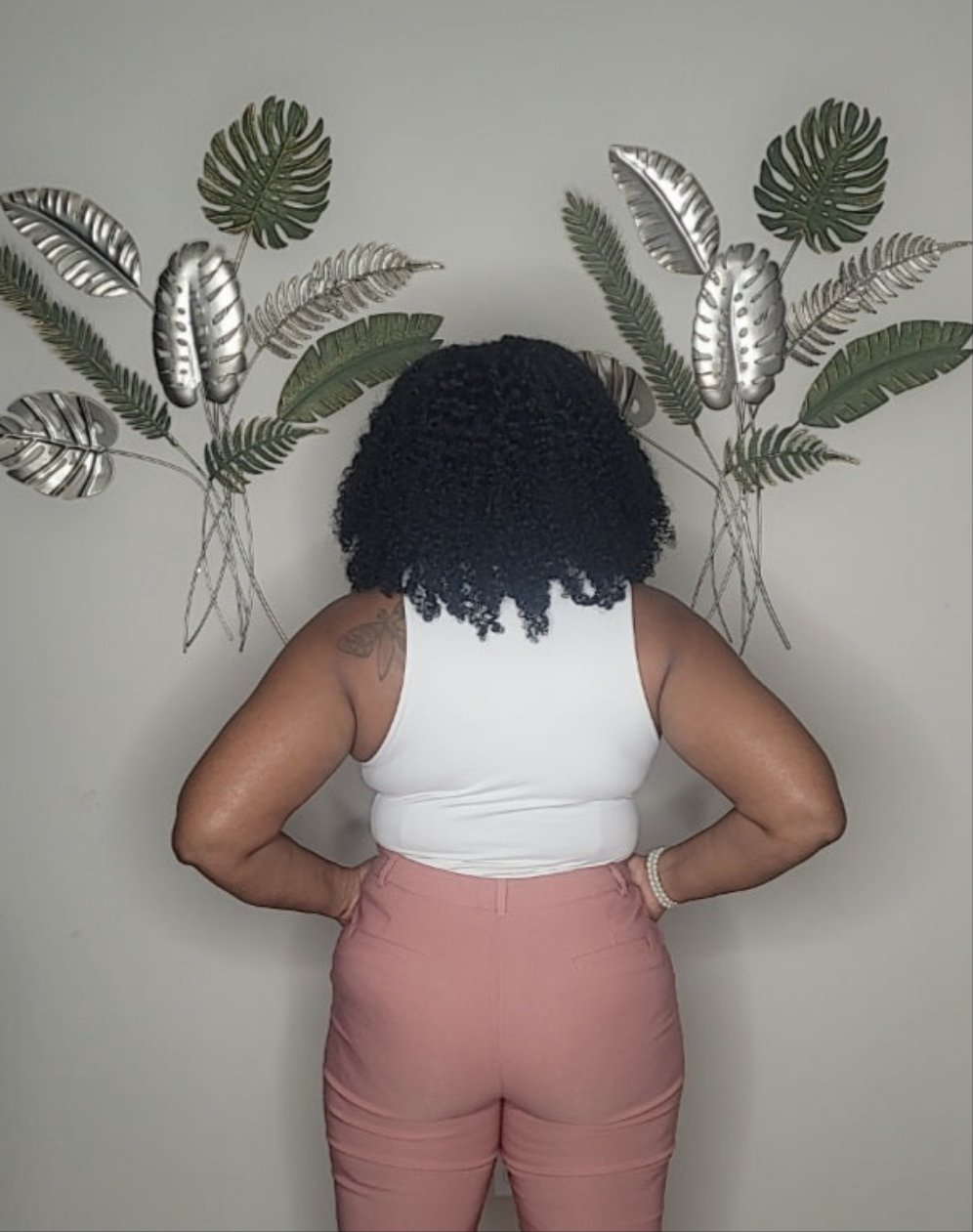 White sleeveless bodysuit