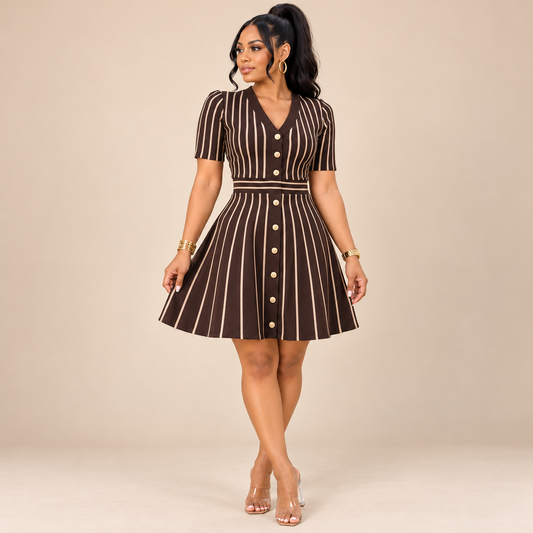 Brown Sweater Dress