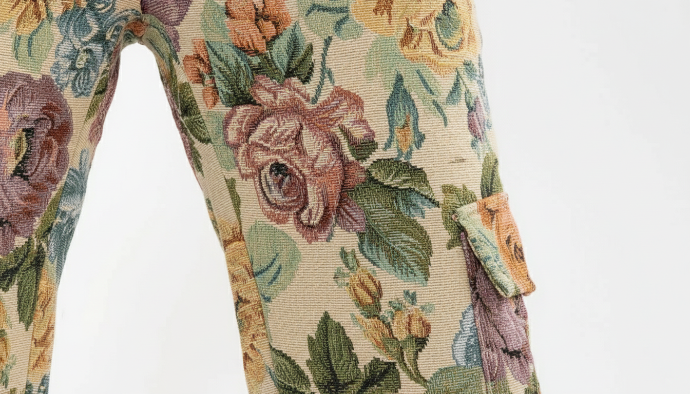 Floral patterned pants 